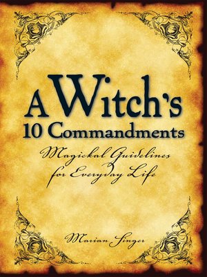 cover image of A Witch's 10 Commandments